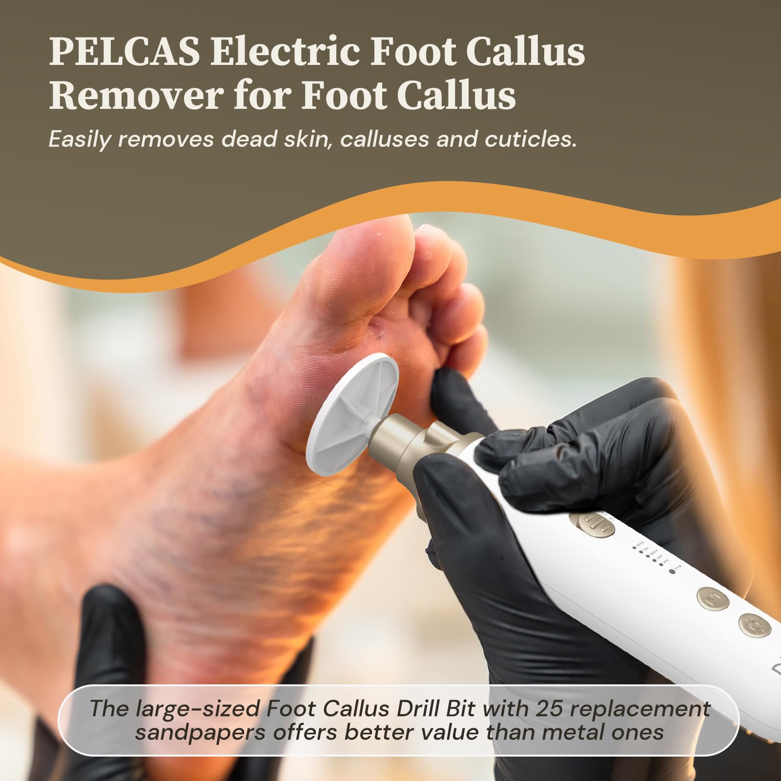 PELCA S USB rechargeable nail drill for cordless convenience.