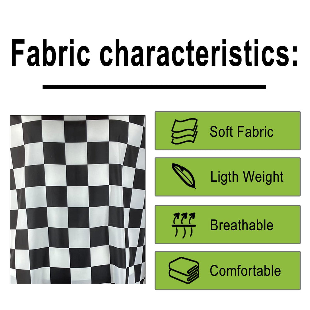 Pelocapa barber cape made of soft, durable polyester for lightweight, breathable comfort.