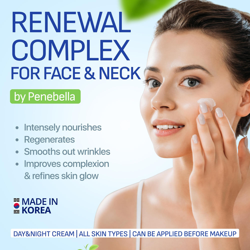 PENEBELLA face & neck cream tube applied for a smooth lifting feel.