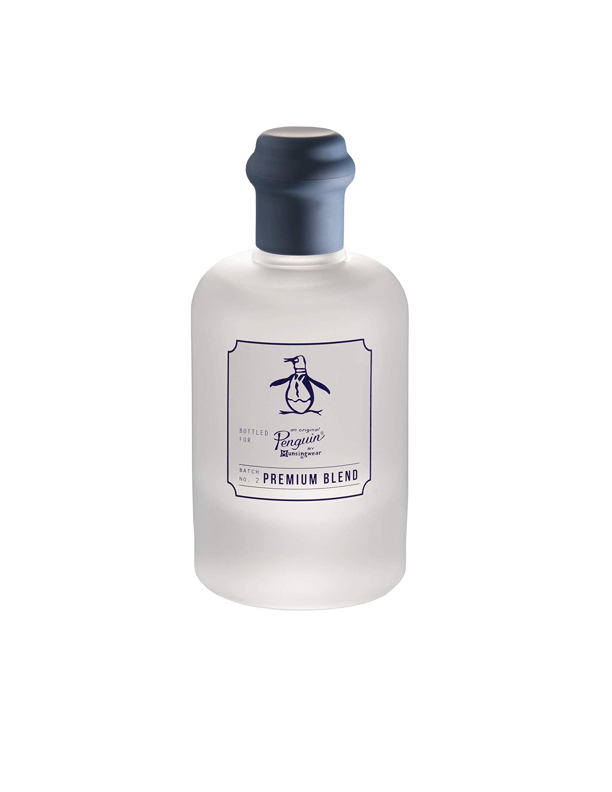 Penguin Original Premium Blend bottle pour highlights aquatic notes for daytime freshness
