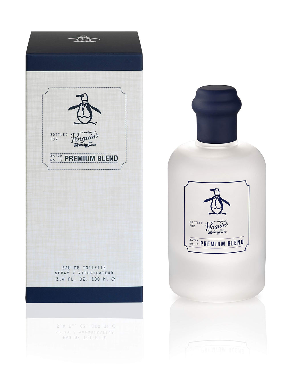 Penguin Original Premium Blend packaging box suggests gift readiness and fragrance longevity