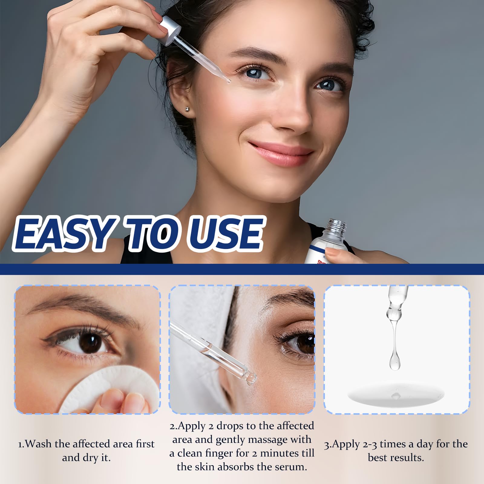 PENNTR Stye Eye Serum on bathroom shelf for routine use