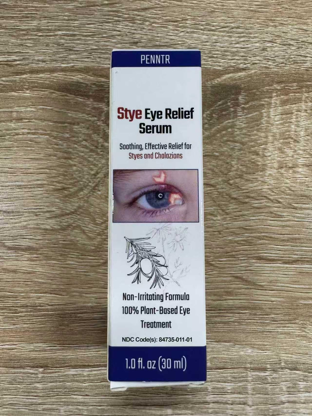 PENNTR Stye Eye Serum texture closeup looks light and non-irritating