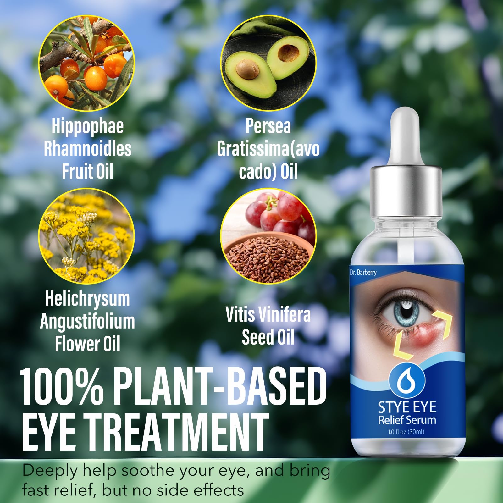 PENNTR Stye Eye Treatment packaging highlights travel-friendly bottle.