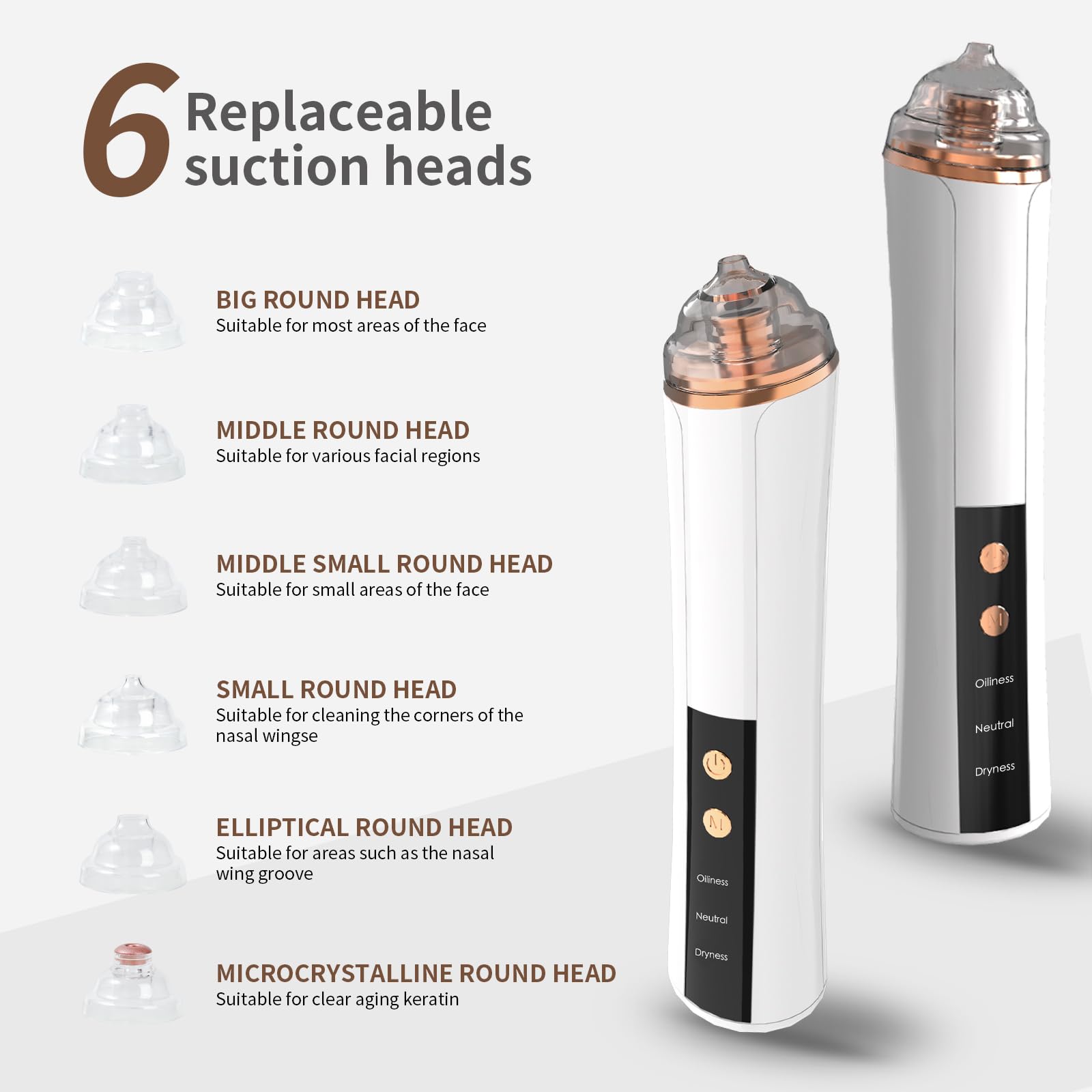 PENSVOX Blackhead Remover safe-material build offers gentle, non-irritating cleansing.