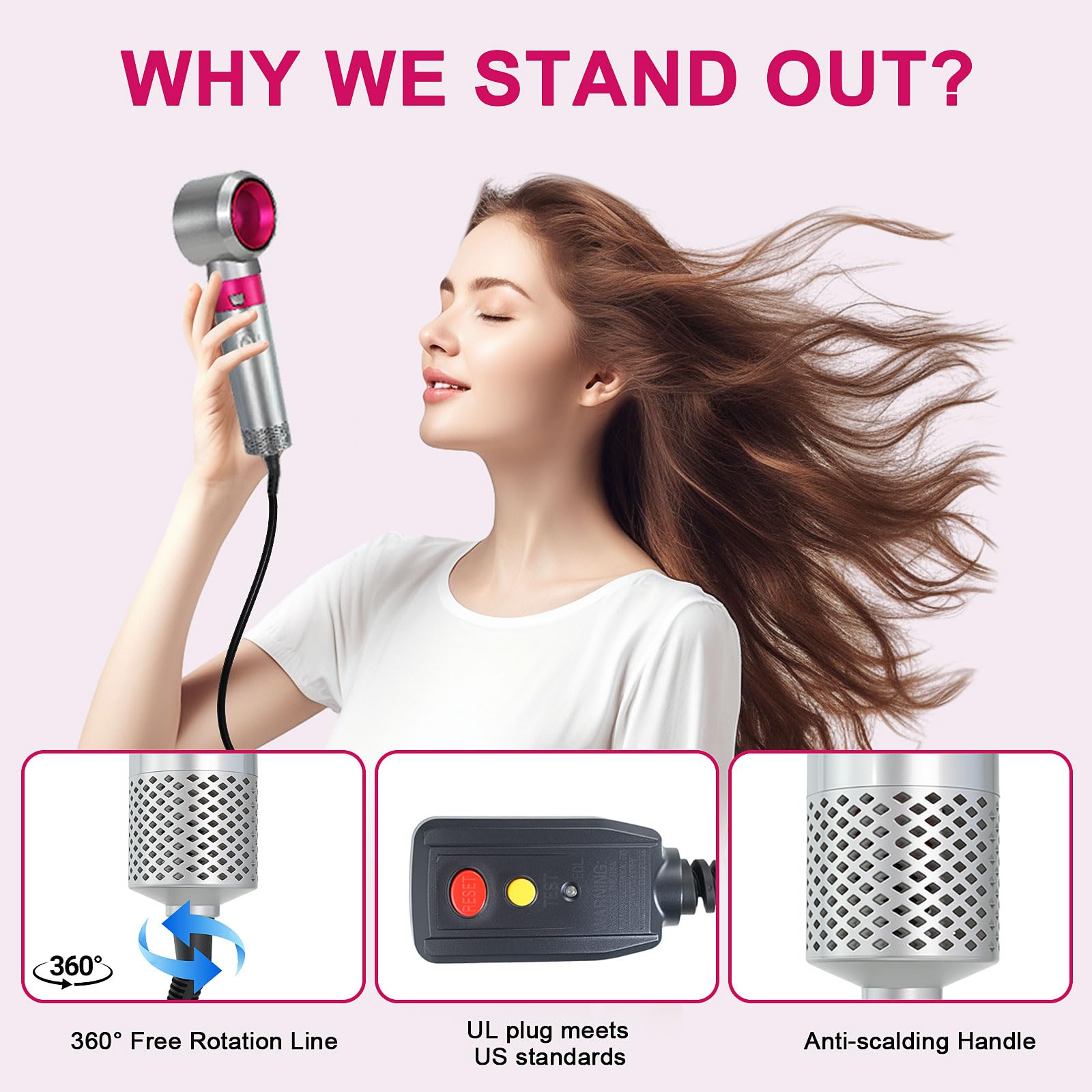 PENUIO Air Sculpt optimized airflow reduces frizz for shiny results