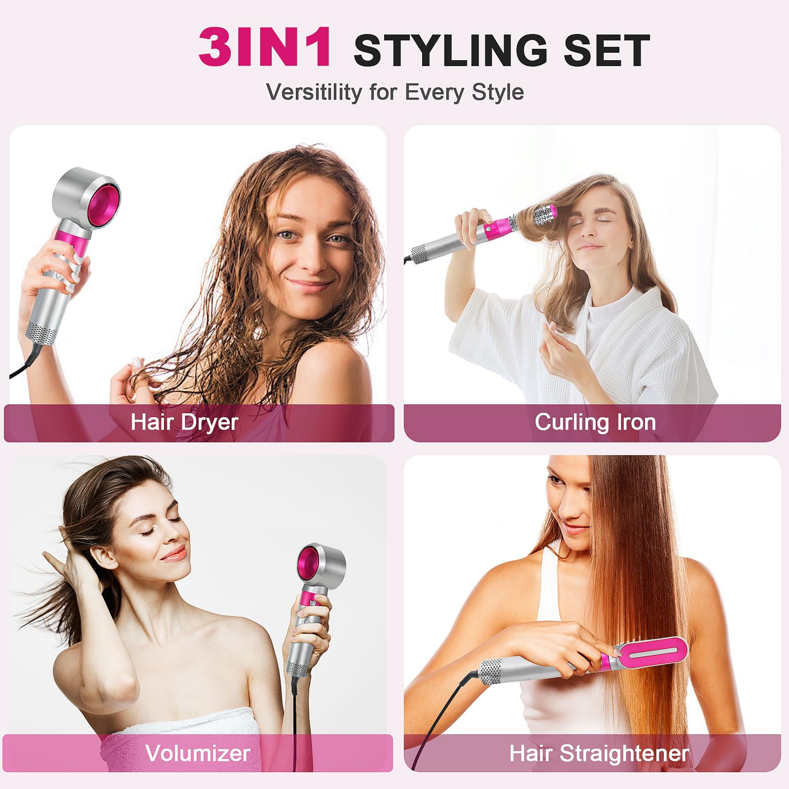 PENUIO Air Sculpt round brush adding voluminous curls and bounce