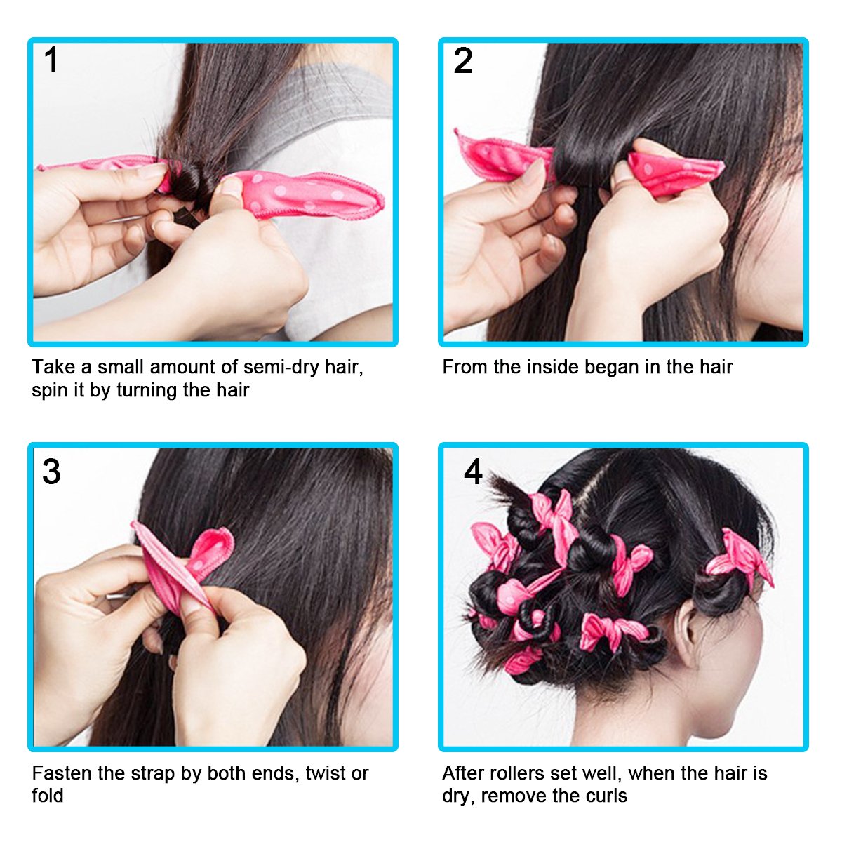 Peony Man colorful rollers pack adds mood-boosting color for easy styling.