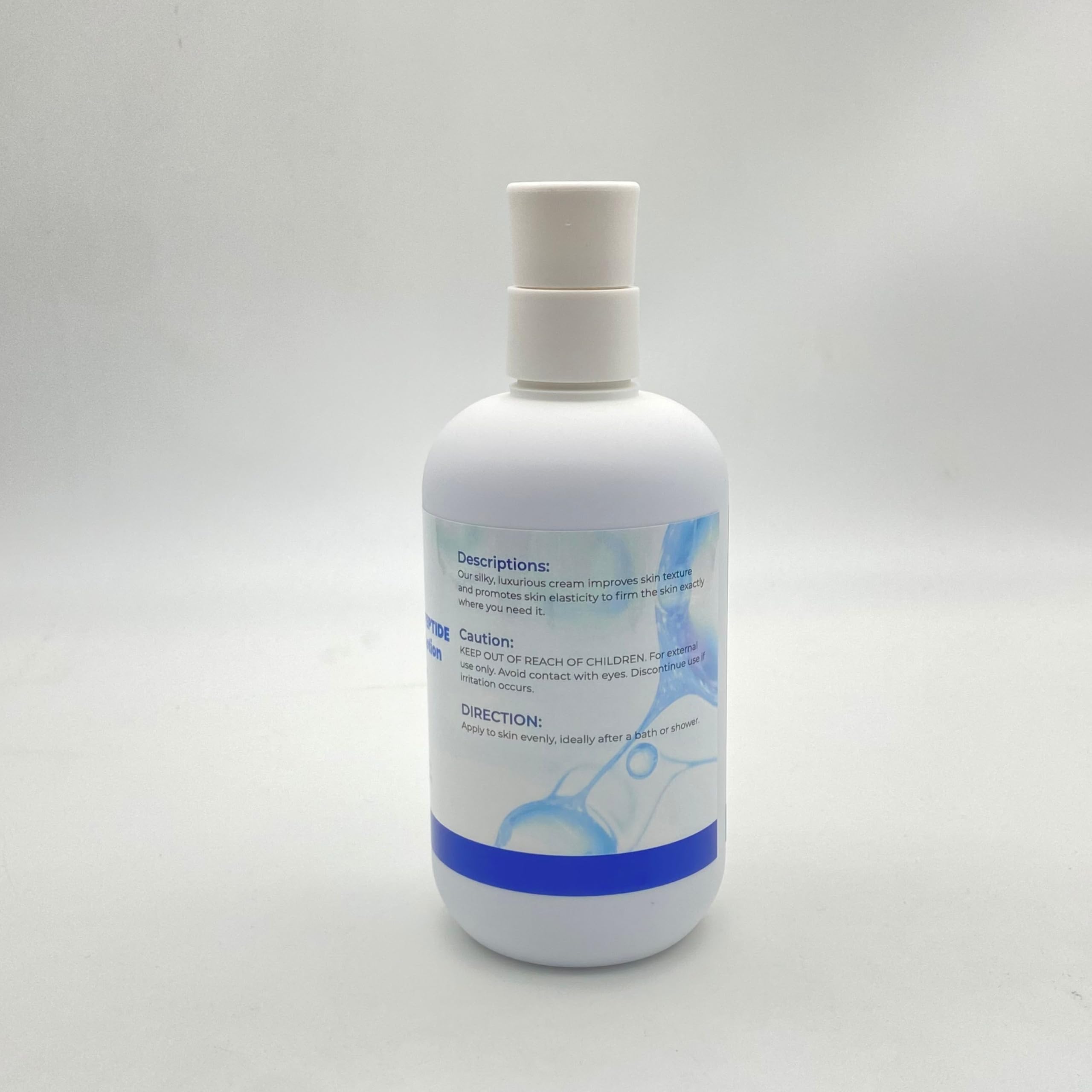 PeptideLabz copper peptide body lotion jojoba seed extract for conditioning.