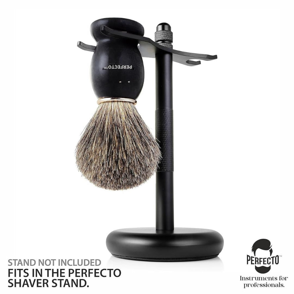 Perfecto rich-lather creation from premium bristles for a smooth shave.