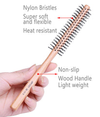 PERFEHAIR ball-tipped bristles gently grip hair for smooth styling