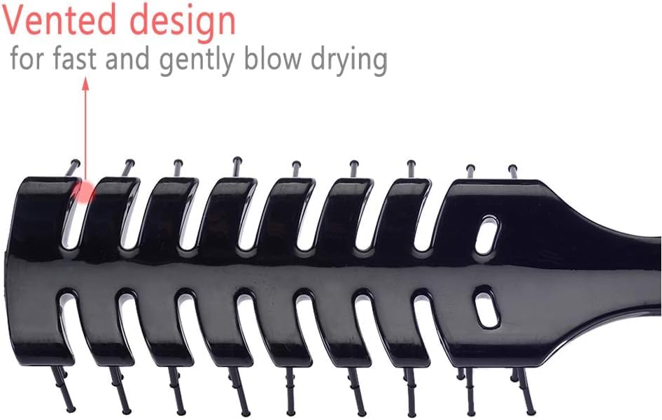 PERFEHAIR mens vented hair brush anti-static feature reduces frizz during styling