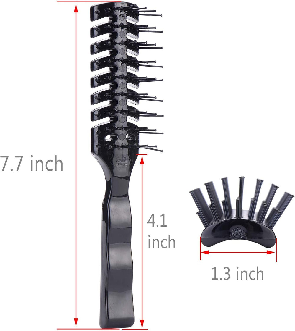 PERFEHAIR mens vented hair brush bristles lift roots and detangle