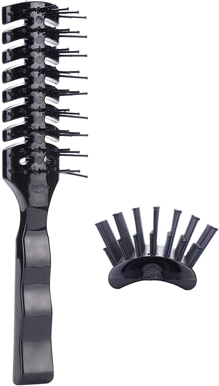 PERFEHAIR mens vented hair brush front view for fast blow-drying and lift