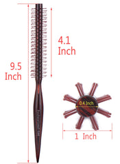 PERFEHAIR round brush close-up of the 1-inch barrel for controlled drying and lift