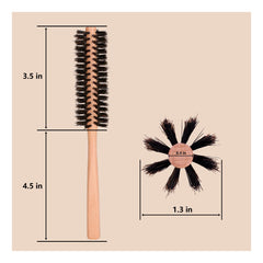 PERFEHAIR round brush for beard grooming smooths and shapes facial hair