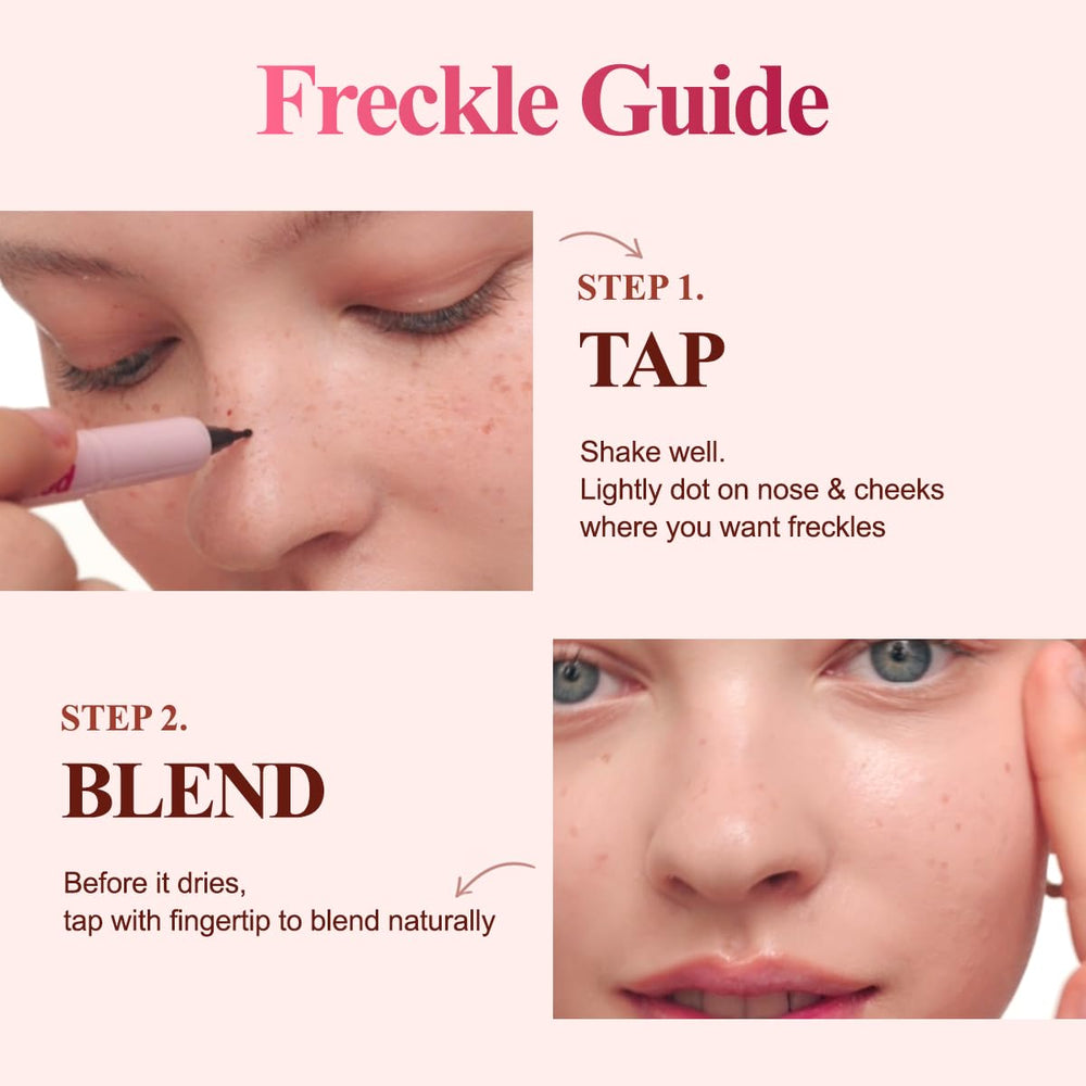 Peripera Freckle Pen handheld usability supports quick sun-kissed daily look