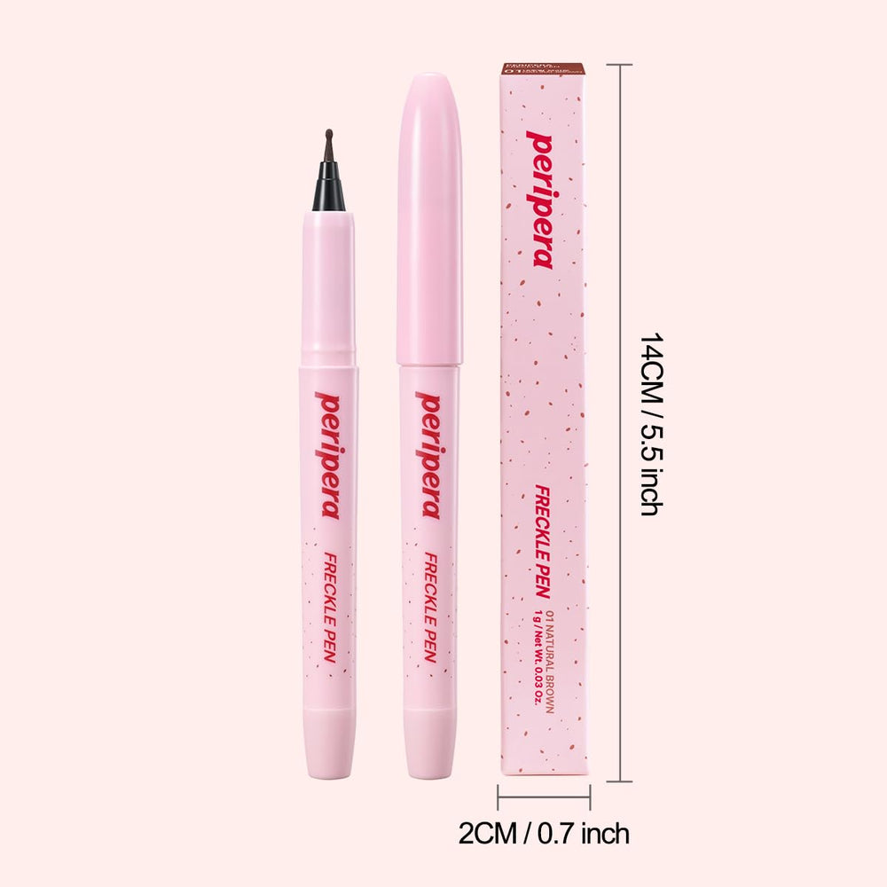 Peripera Freckle Pen packaging and design reflects modern Korean beauty