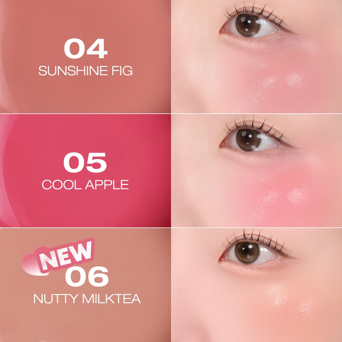 Peripera Syrupy Tok Cheek packaging flat view emphasizes compact design.
