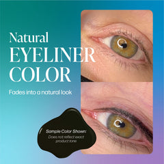 Perma Blend Double Black microblading strokes demonstrate crisp lines