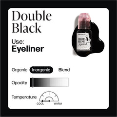 Perma Blend Double Black professional ink packaging for studios