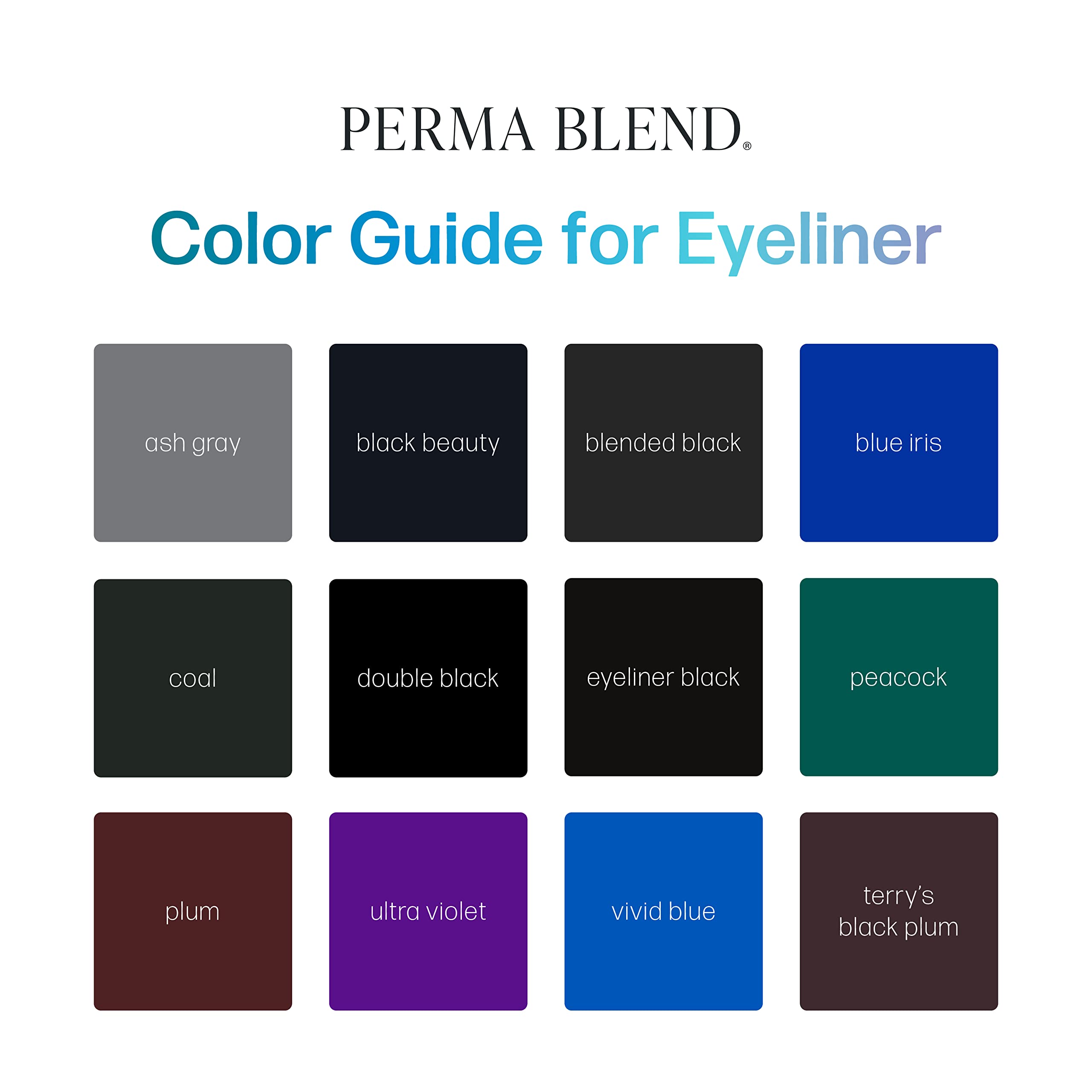 Perma Blend Double Black vegan certification and safety stamp