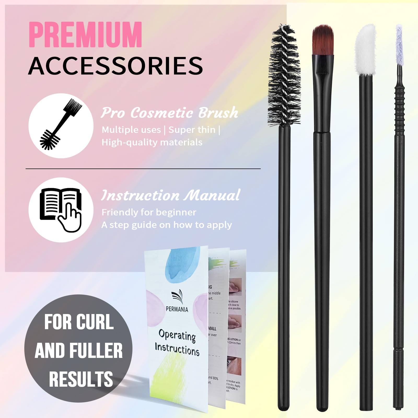 PERMANIA exclusive lash lift glue balm delivers strong hold with clean, residue-free removal.
