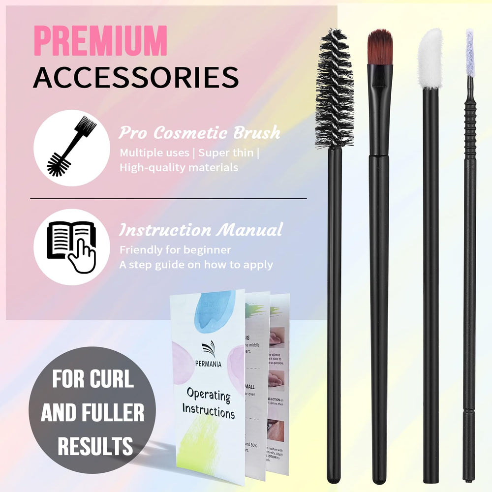 PERMANIA exclusive lash lift glue balm delivers strong hold with clean, residue-free removal.