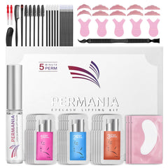 PERMANIA lash lift kit box ready for at-home treatment.