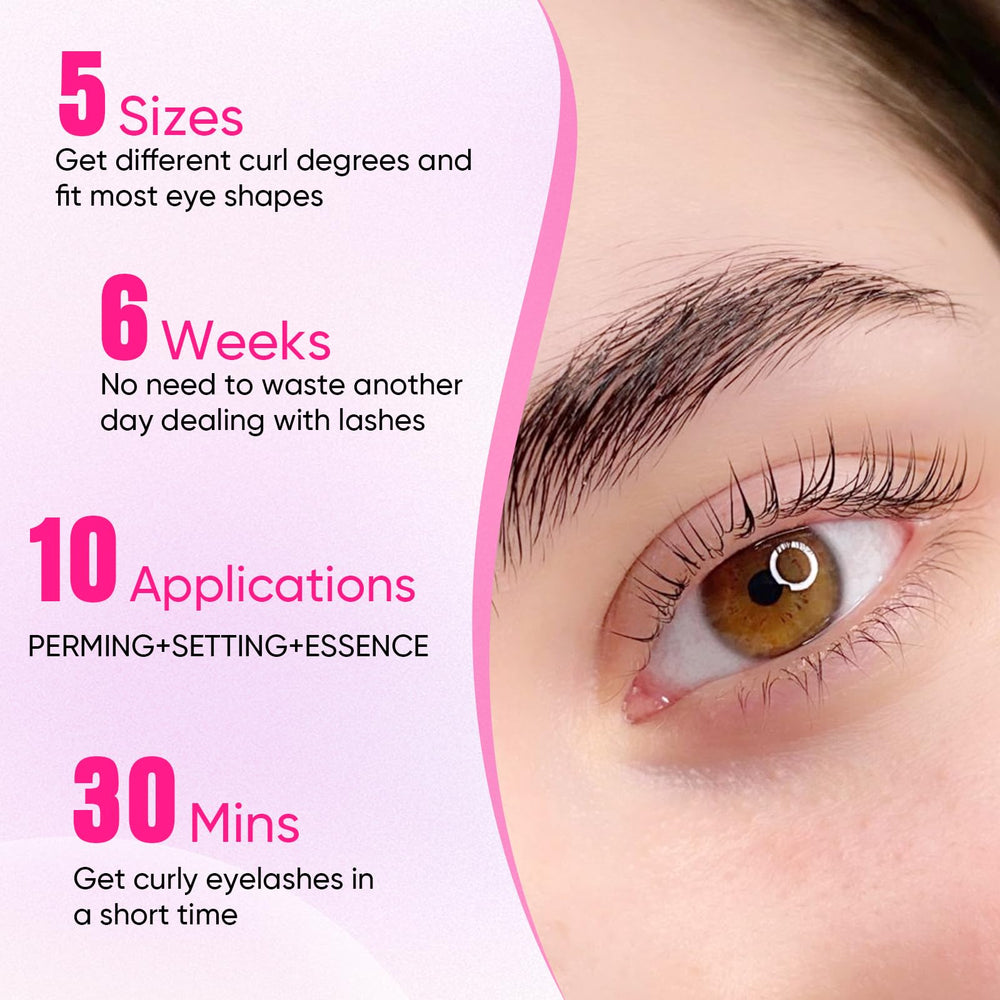 PERMANIA lash lift kit enables a 20-minute treatment for quick, dramatic curl at home.