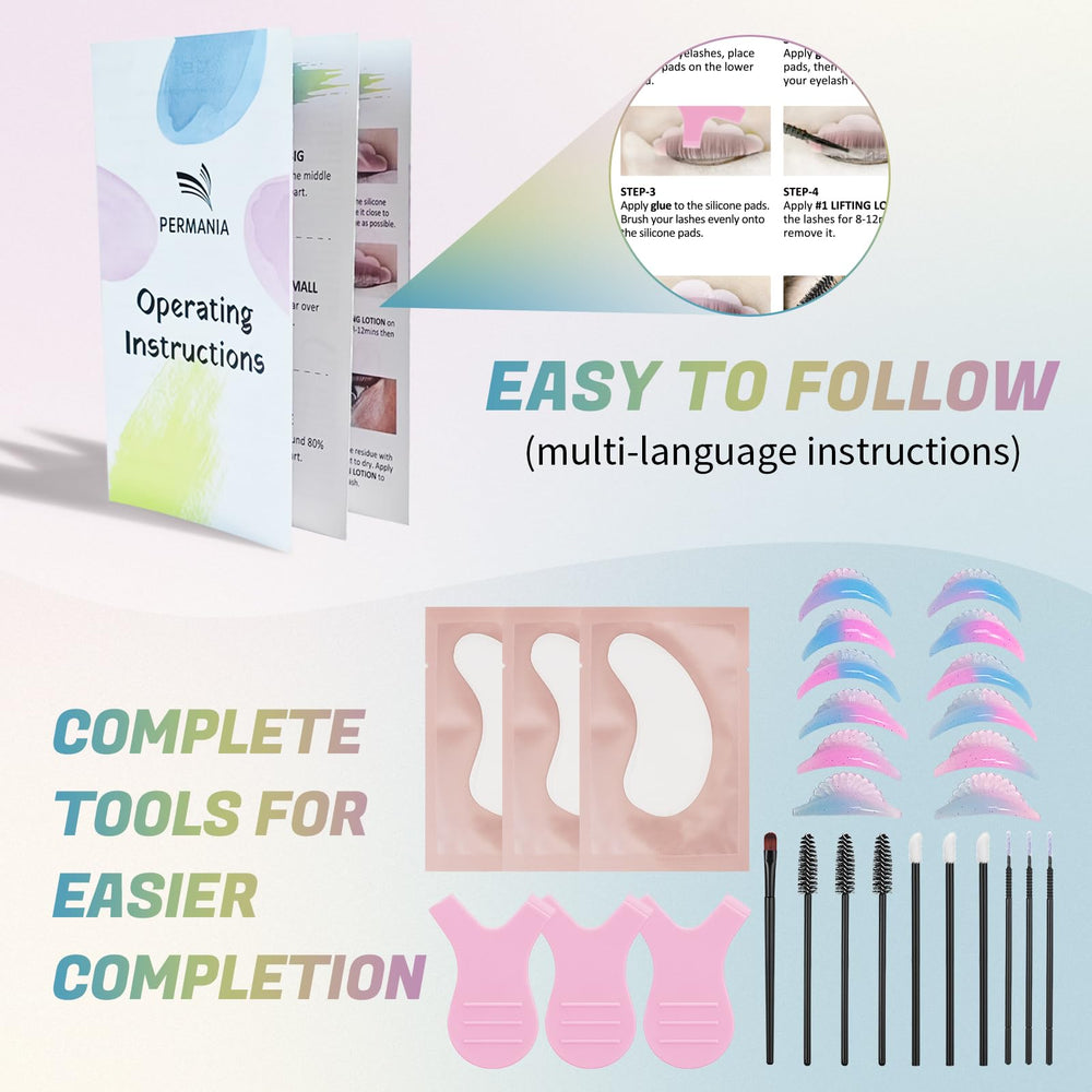 PERMANIA gentle formula suitable for most users while achieving natural-looking lift.
