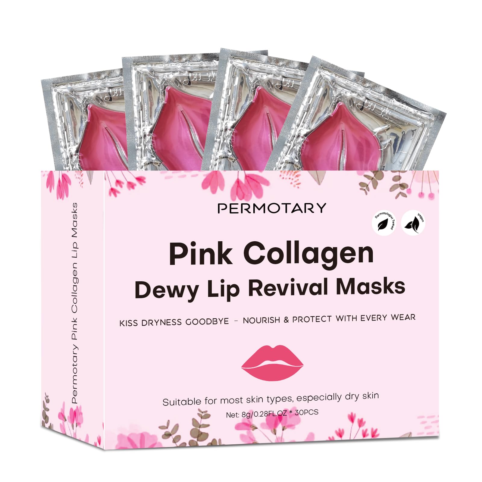 Permotary mascarilla-labios-cristal ofrece hidratación profunda para labios suaves.