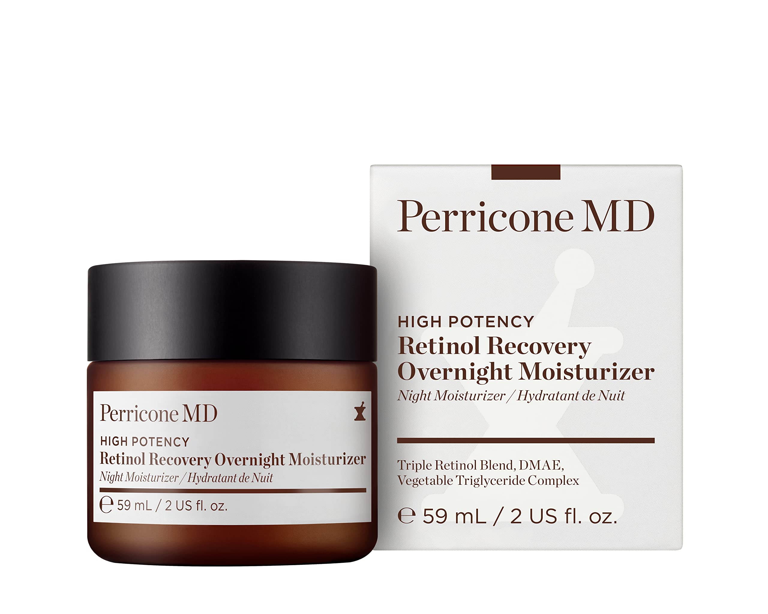 Perricone MD DMAE firming action visual showing targeted tightening and skin support.