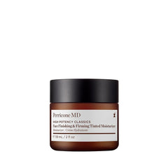 Perricone MD tinted moisturizer tube delivering hydrating, radiant finish with SPF 30.