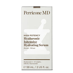 Perricone MD hyaluronic serum texture closeup highlights fast absorption and non greasy finish.