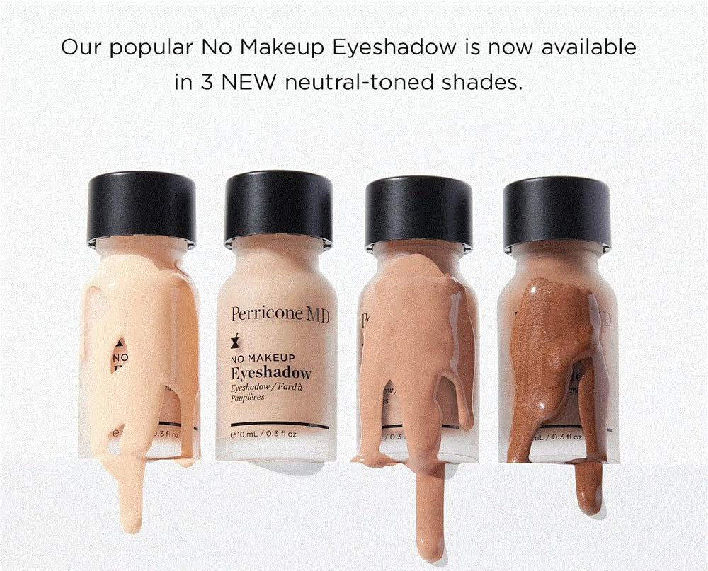 Perricone MD No Makeup Eyeshadow Shade 2 pearlized finish under lighting.