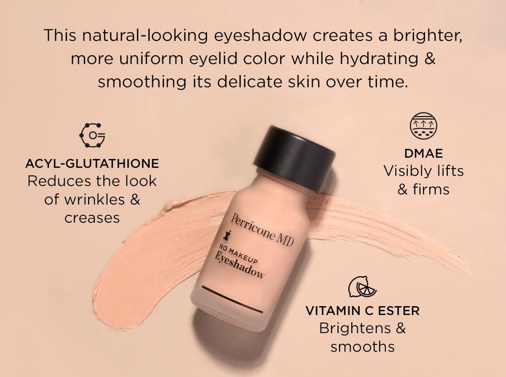 Perricone MD No Makeup Eyeshadow Shade 2 seamless-blend swatch for natural application.