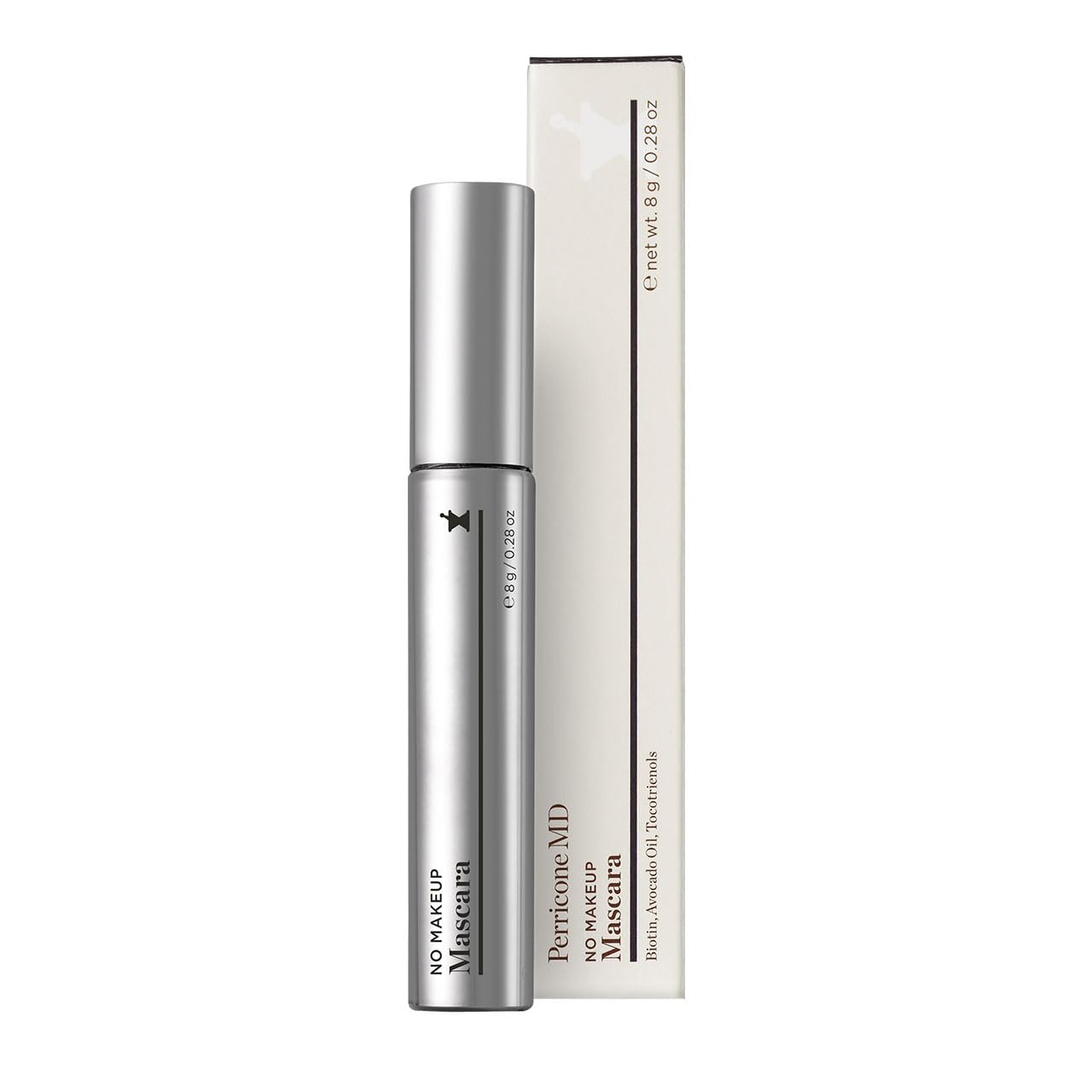 Perricone MD No Makeup Mascara shows lifted, thicker-looking lashes with a nourishing formula.