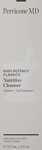 Perricone MD Nutritive Cleanser tube 177ml with gel texture for gentle cleansing.