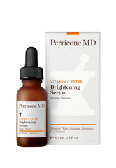 Perricone MD Vitamin C Ester Serum drop application highlights instant glow