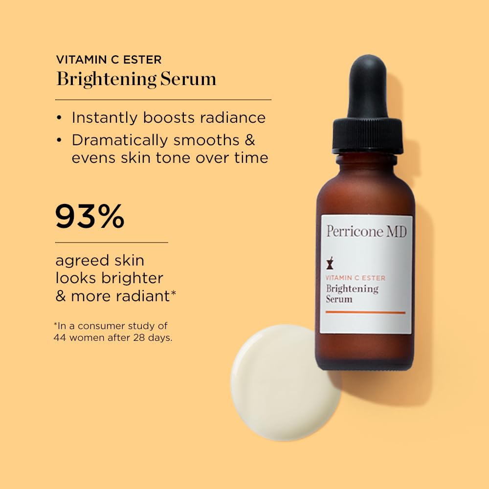 Perricone MD Vitamin C Ester Serum facial application on clean skin