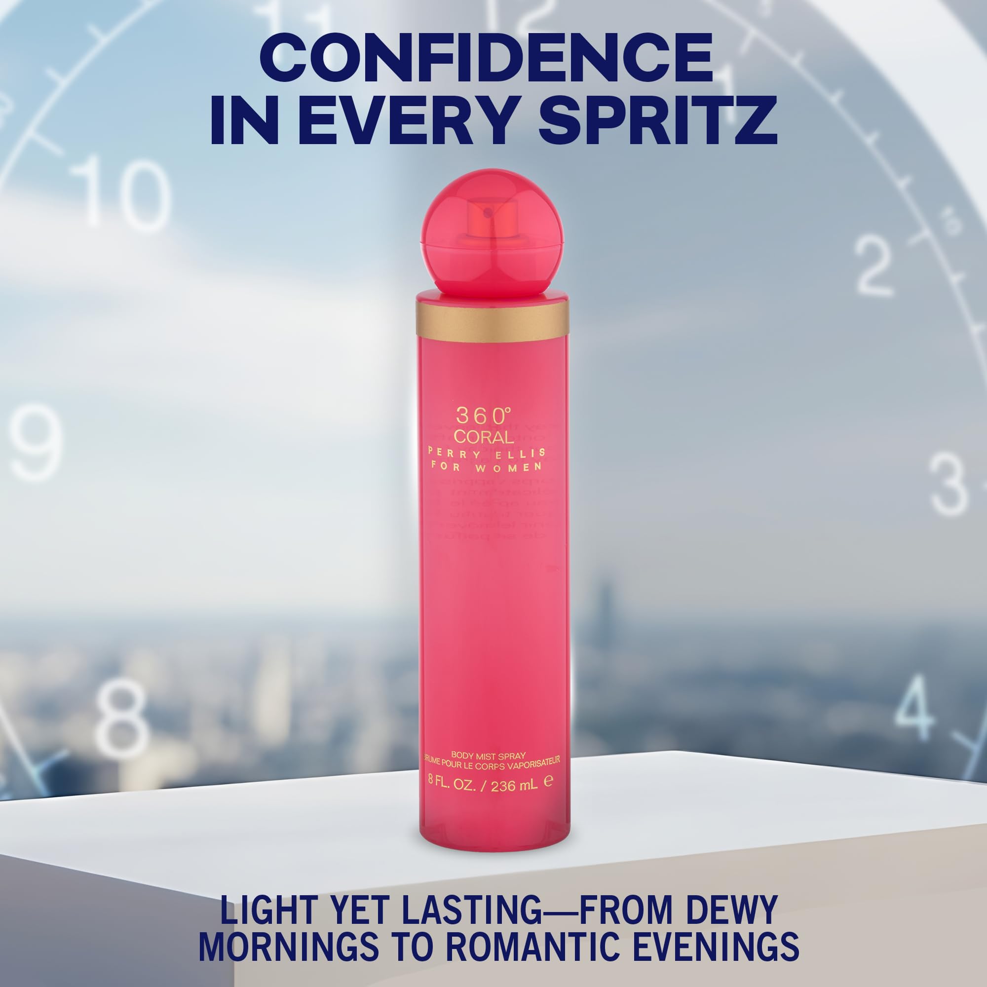 Perry Ellis 360 Coral packaging box ready for gifting or personal use