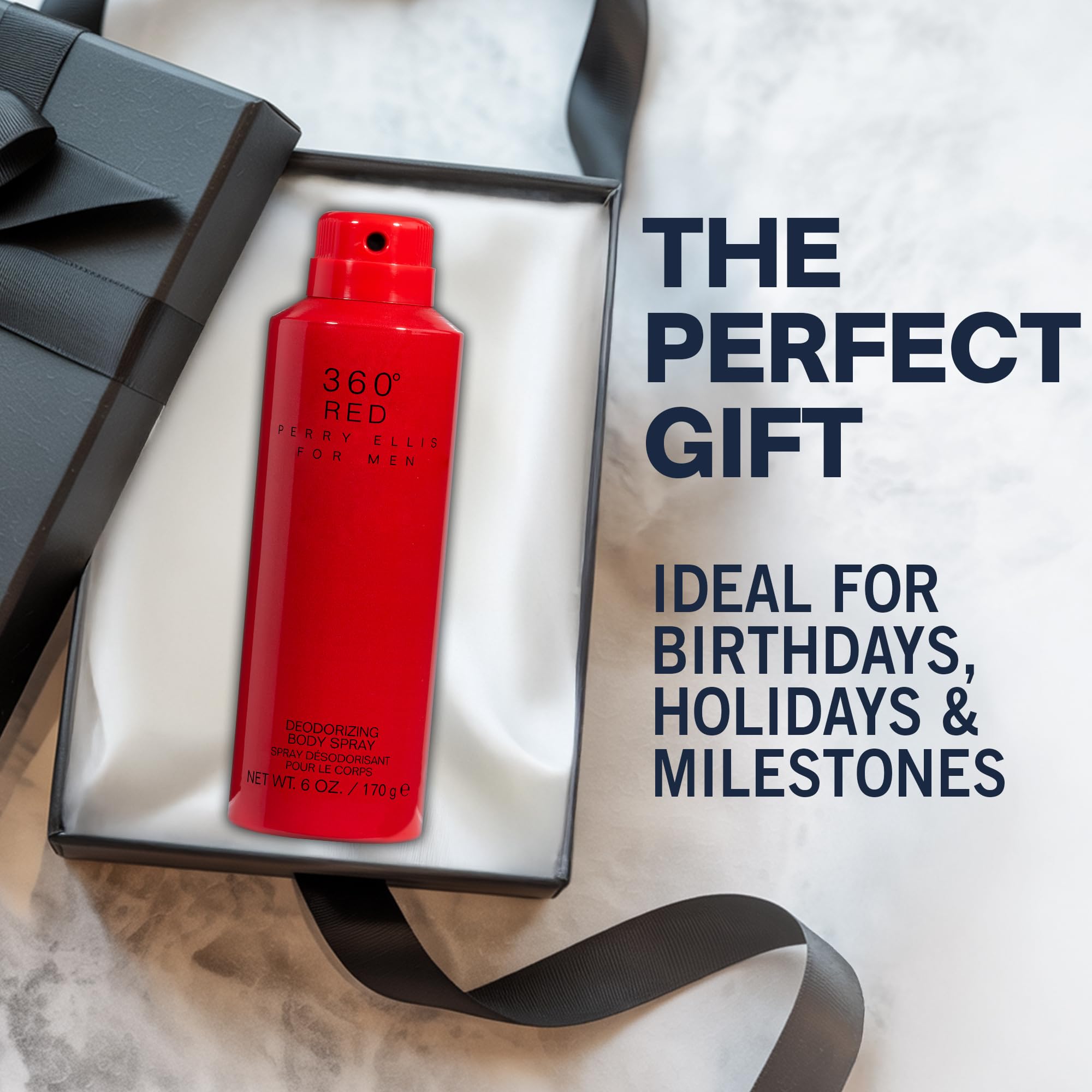 Perry Ellis 360° Red nozzle detail with sensory hint of citrus and woods