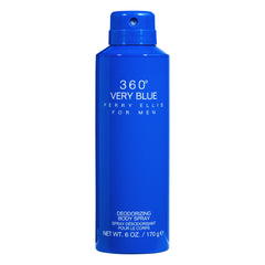 Perry Ellis 360° Very Blue bottle-front view signals all-day freshness potential.