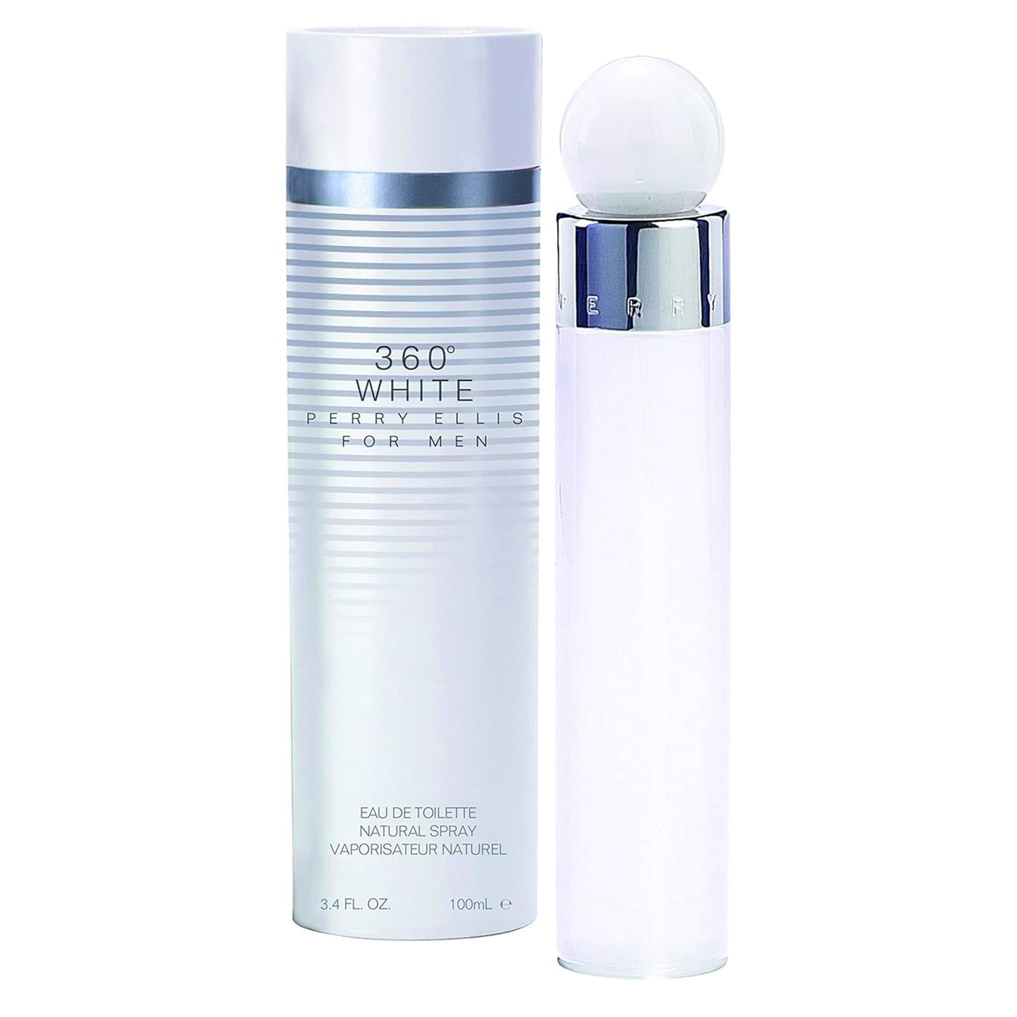 Perry Ellis 360 White EDT bottle for everyday confidence