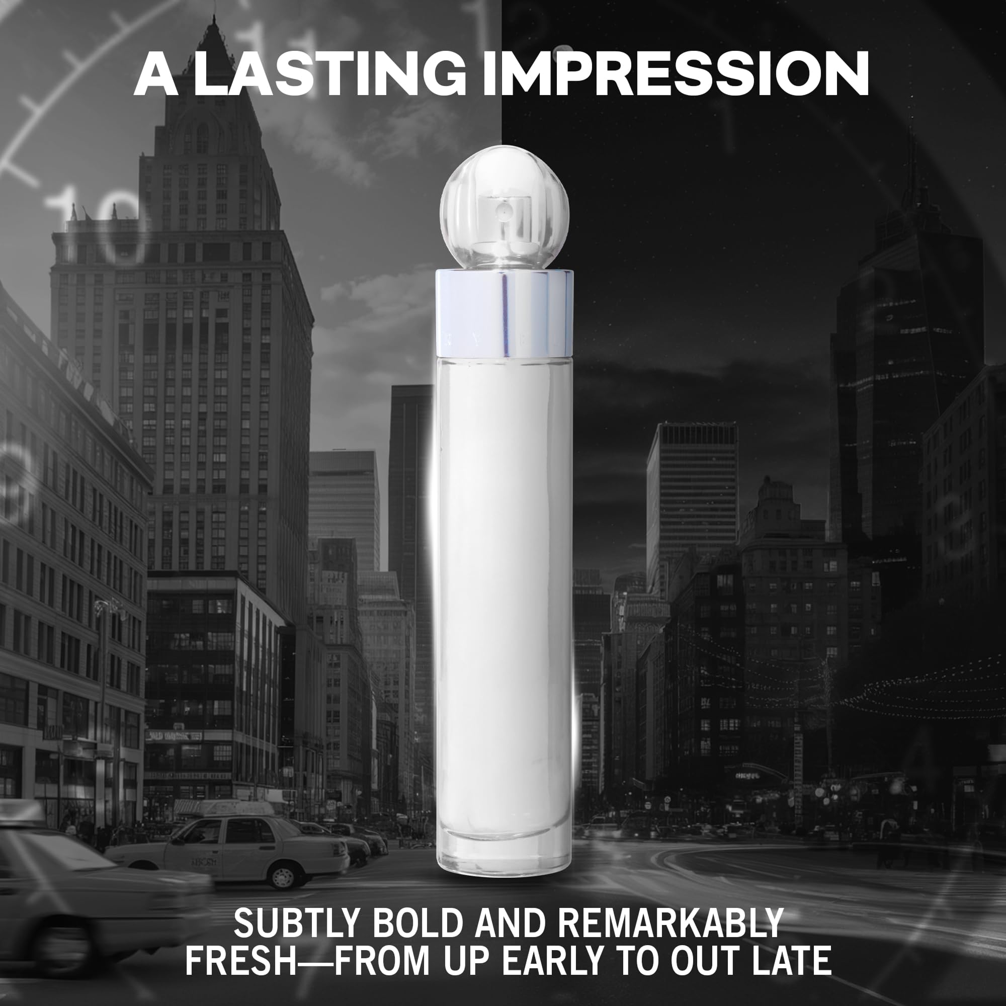 Perry Ellis 360 White mid notes—orange blossom and lily for versatile evenings
