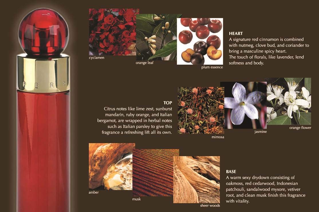 Perry Ellis 360° Women Purple spray, lush berry-peach blend for evenings.