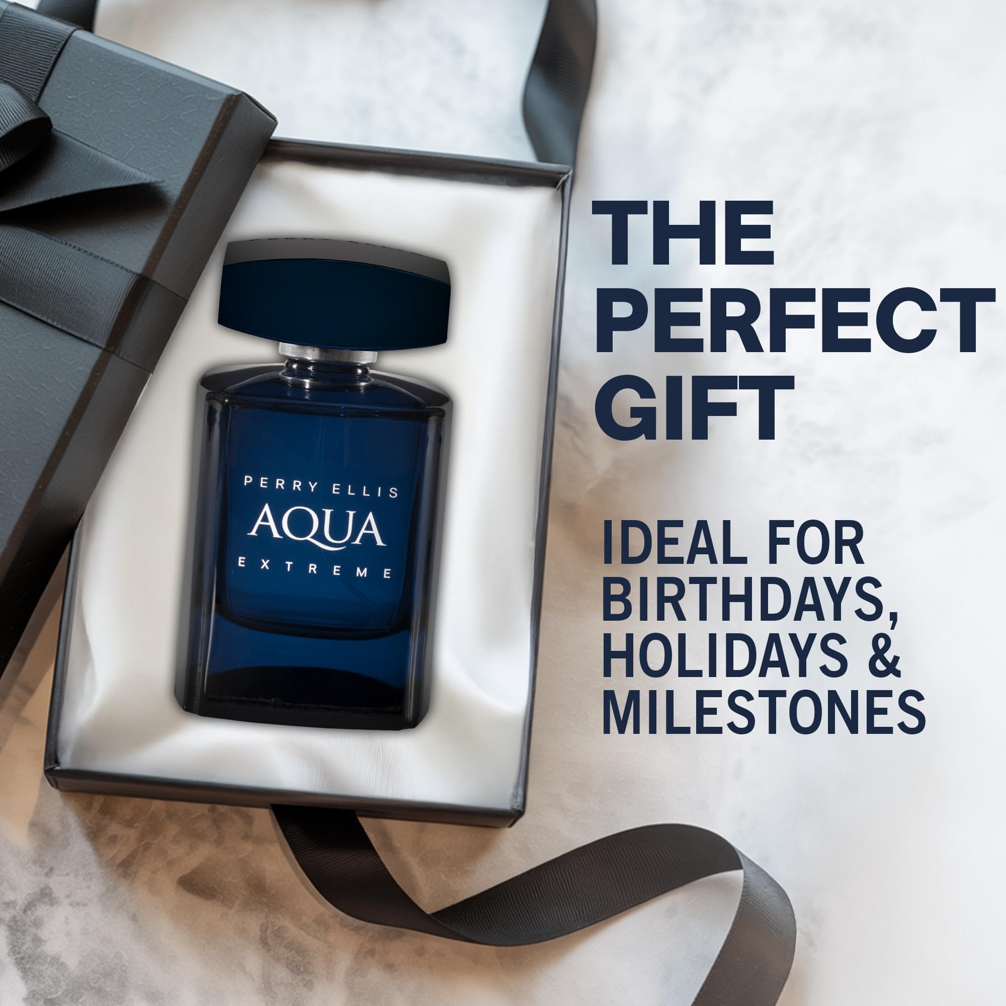 Perry Ellis Aqua Extreme promotional image highlighting masculine aquatic vibe