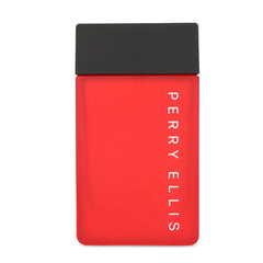 Perry Ellis Bold Red EDT cap close view emphasizing long lasting fragrance and versatility.