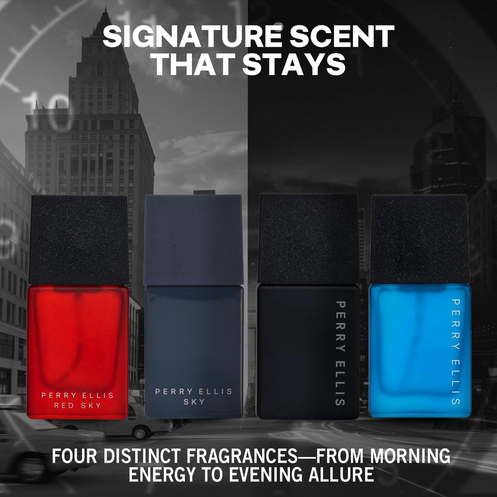Perry Ellis mini coffret packaging image shows travel-friendly EDT collection.